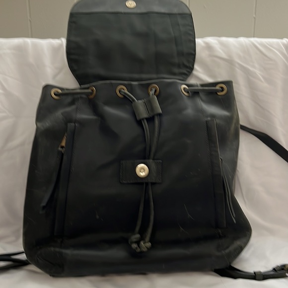 RACHEL by Rachel Roy 100% LEATHER gray book bag. NWT - Picture 3 of 11